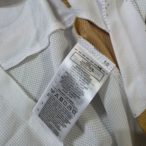 Adidas Tigres UANL 2025 Third Jersey White Gold IV6100 Men's Size Medium Soccer - Picture 8 of 15